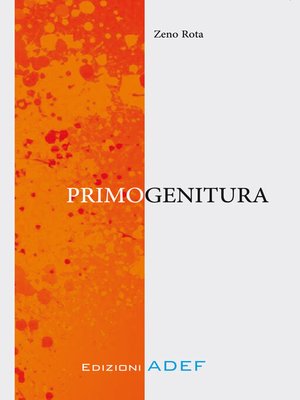 cover image of Primogenitura